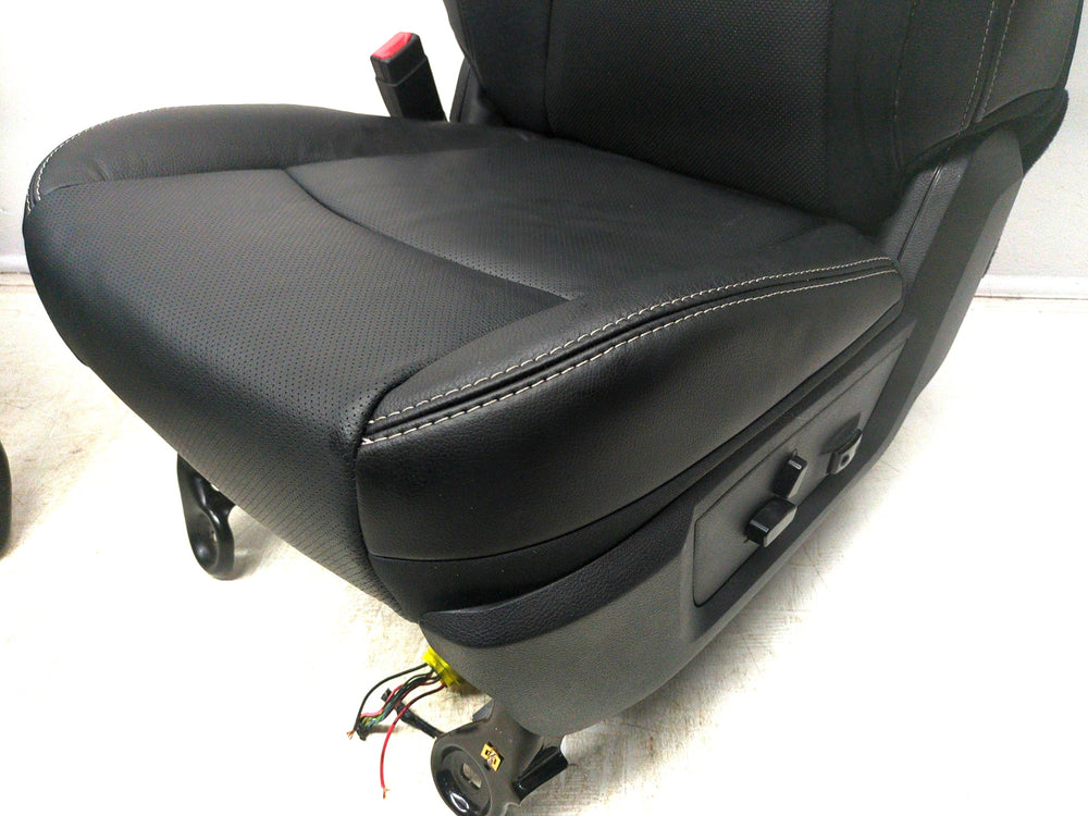 2009 - 2018 Dodge Ram Seats, Black Leather, Powered Heated Cooled, 4th Gen #1327 | Picture # 9 | OEM Seats