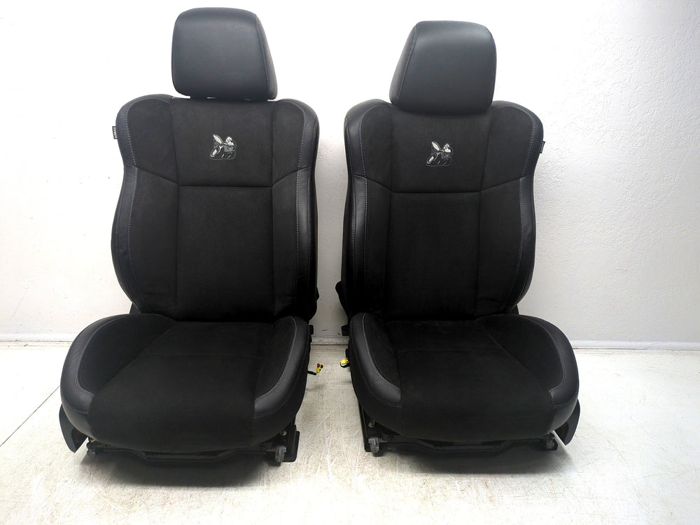 2011 - 2023 Dodge Charger Seats, Scat Pack Black Leather Suede #1328 | Picture # 4 | OEM Seats