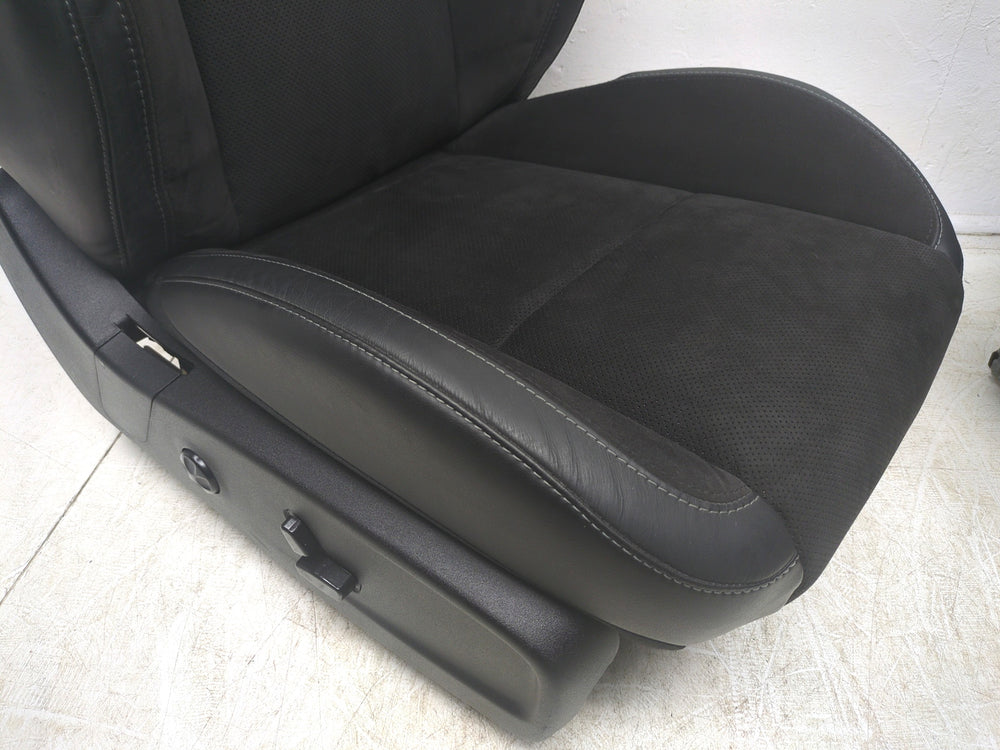 2011 - 2023 Dodge Charger Seats, Scat Pack Black Leather Suede #1328 | Picture # 9 | OEM Seats