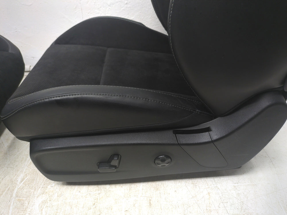 2011 - 2023 Dodge Charger Seats, Scat Pack Black Leather Suede #1328 | Picture # 12 | OEM Seats