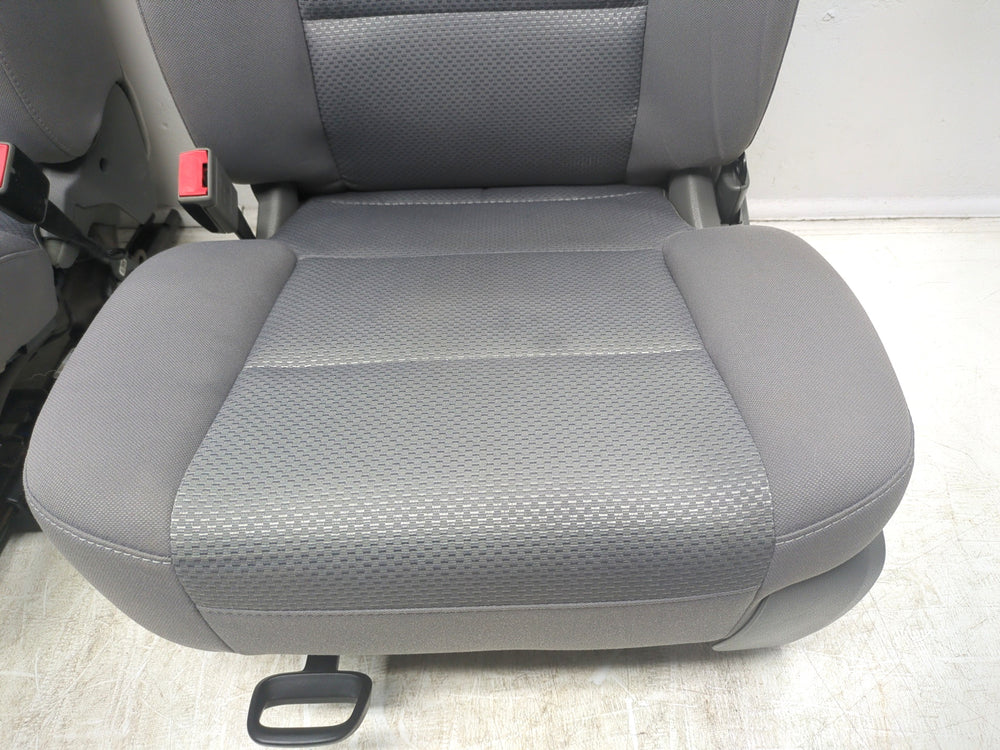 2014 - 2019 GMC Sierra Chevy Silverado Front Seats, Gray Cloth Manual #1331 | Picture # 7 | OEM Seats