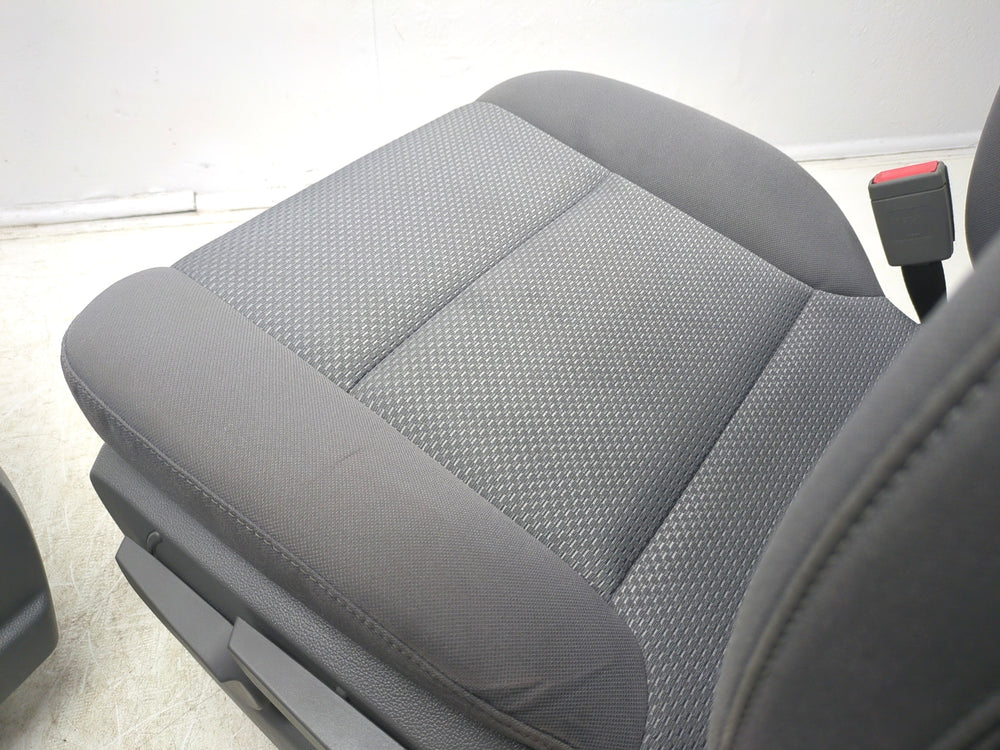 2014 - 2019 GMC Sierra Chevy Silverado Front Seats, Gray Cloth Manual #1331 | Picture # 16 | OEM Seats