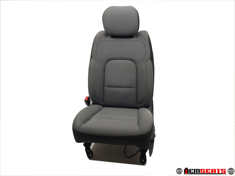 2019 - 2024 Dodge Ram Powered Driver Seat, Light Gray Cloth, 1500 DT #1452 | Picture # 1 | OEM Seats