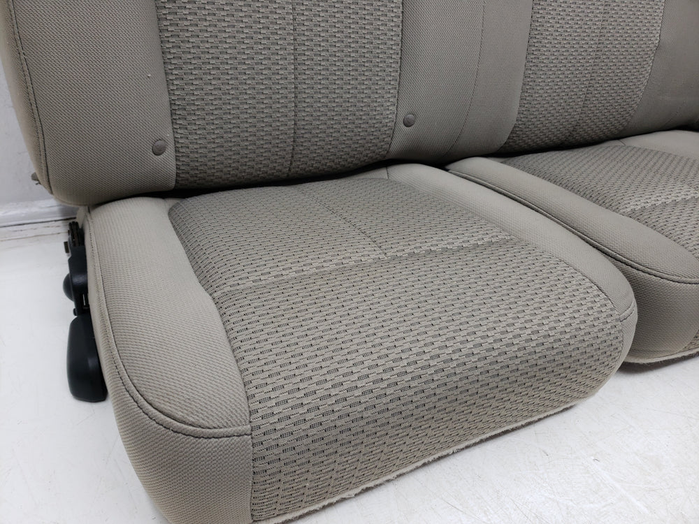 2009 - 2014 Ford F150 Rear Seat, Extended Cab Supercab, Stone Cloth #1455 | Picture # 4 | OEM Seats