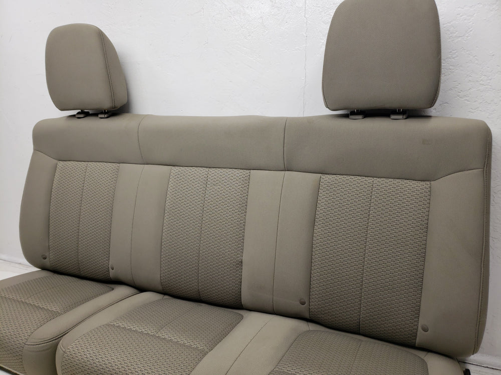 2009 - 2014 Ford F150 Rear Seat, Extended Cab Supercab, Stone Cloth #1455 | Picture # 6 | OEM Seats