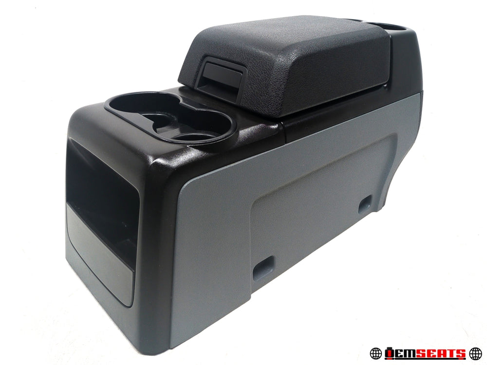 2009 - 2014 Ford F150 Center Console w/ Arm Rest, Black & Gray #1456 | Picture # 1 | OEM Seats