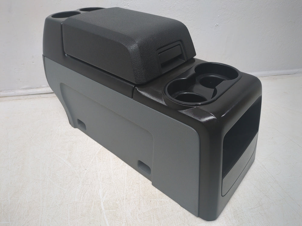 2009 - 2014 Ford F150 Center Console w/ Arm Rest, Black & Gray #1456 | Picture # 8 | OEM Seats