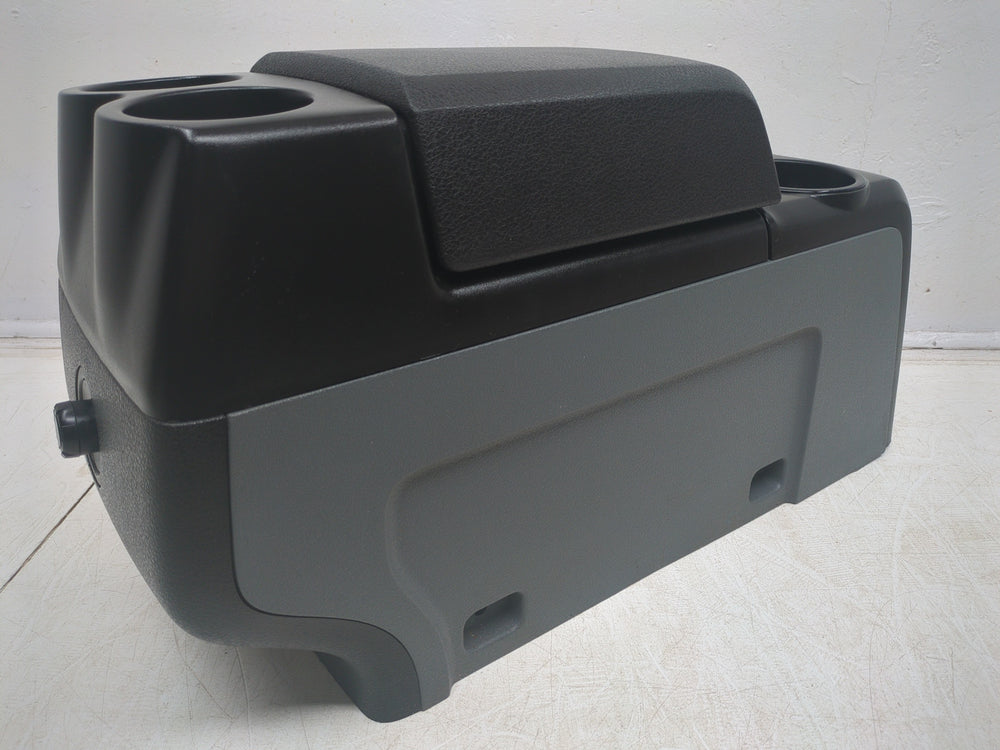2009 - 2014 Ford F150 Center Console w/ Arm Rest, Black & Gray #1456 | Picture # 10 | OEM Seats