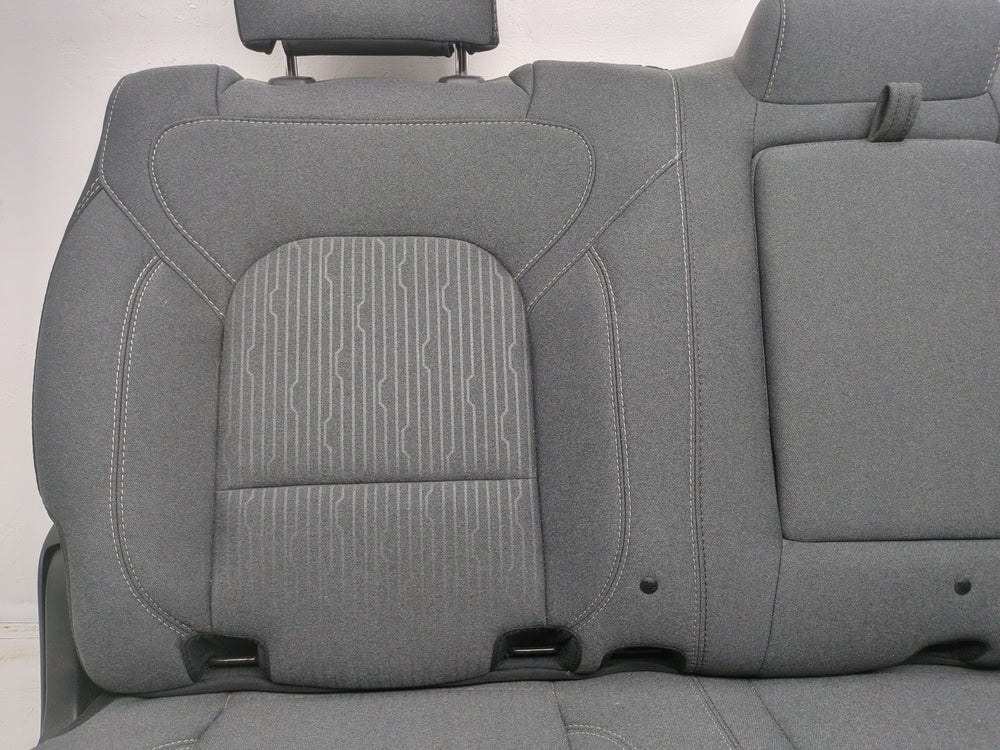 2019 - 2024 Dodge Ram Rear Seat, Light Gray Cloth, 1500 DT Crew Cab #1461 | Picture # 4 | OEM Seats