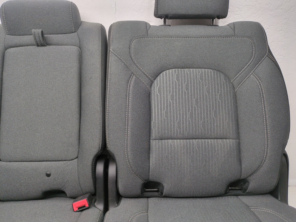 2019 - 2024 Dodge Ram Rear Seat, Light Gray Cloth, 1500 DT Crew Cab #1461 | Picture # 5 | OEM Seats
