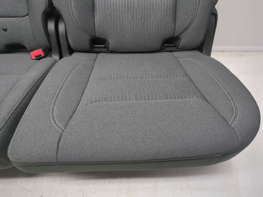 2019 - 2024 Dodge Ram Rear Seat, Light Gray Cloth, 1500 DT Crew Cab #1461 | Picture # 7 | OEM Seats