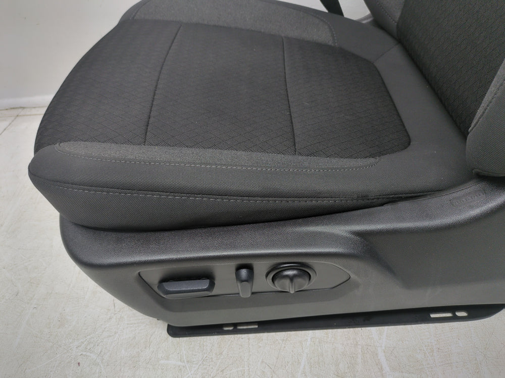 2019 - 2024 GMC Sierra Chevy Silverado Driver Seat, Black Cloth, Powered #1498 | Picture # 8 | OEM Seats