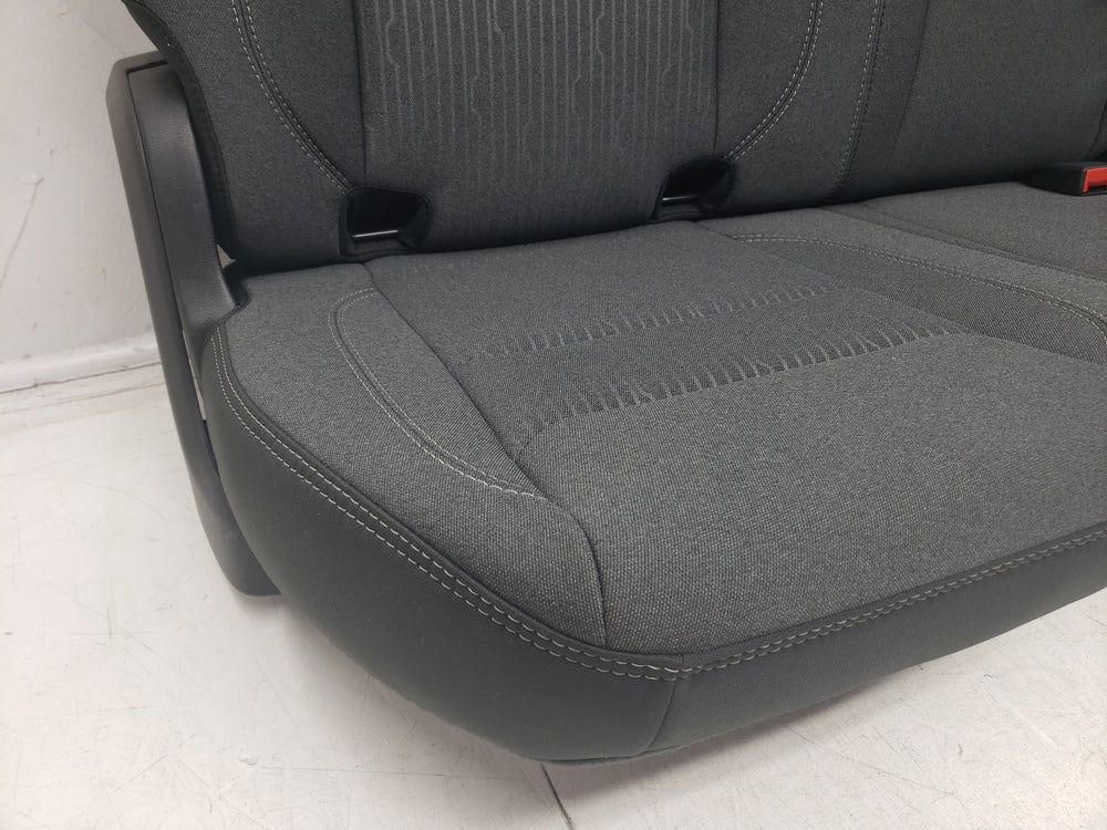2019 - 2024 Dodge Ram Rear Seat, Dark Gray Cloth, 1500 DT Quad Cab #1463 | Picture # 4 | OEM Seats
