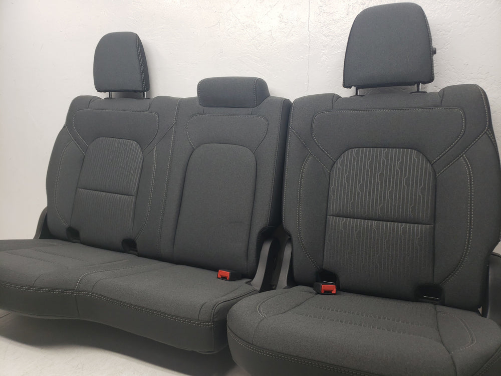 2019 - 2024 Dodge Ram Rear Seat, Dark Gray Cloth, 1500 DT Quad Cab #1463 | Picture # 6 | OEM Seats