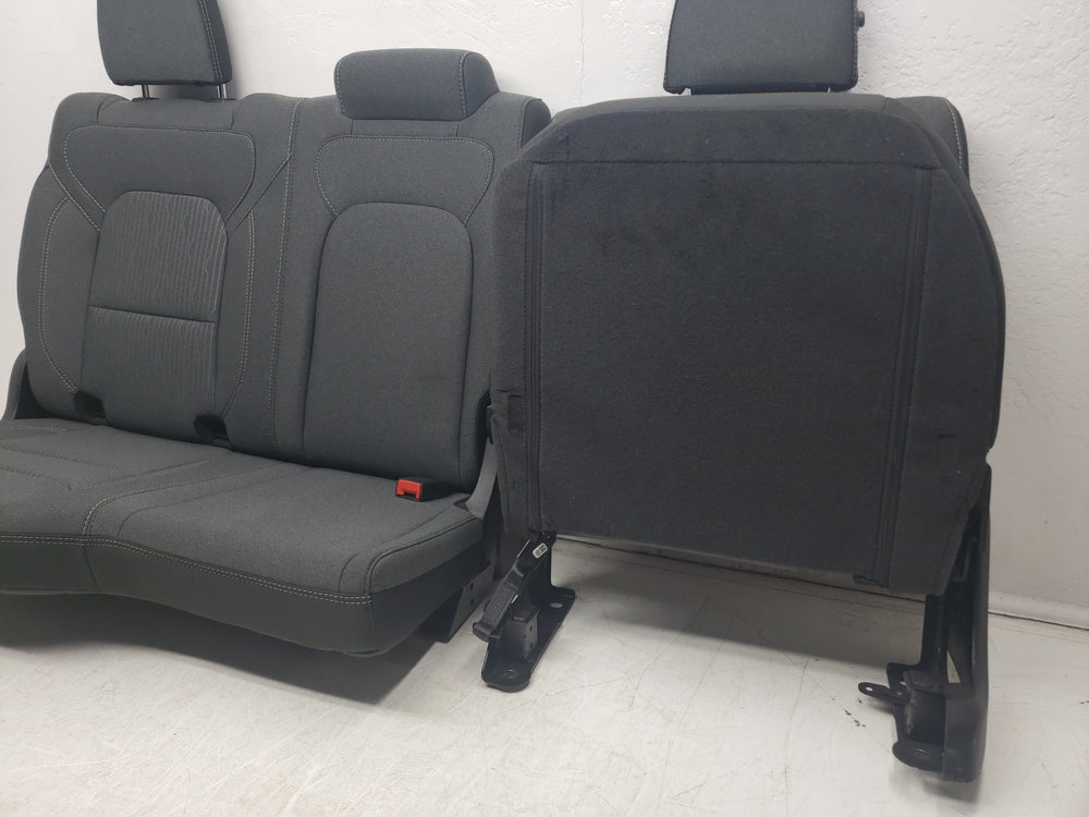 2019 - 2024 Dodge Ram Rear Seat, Dark Gray Cloth, 1500 DT Quad Cab #1463 | Picture # 8 | OEM Seats