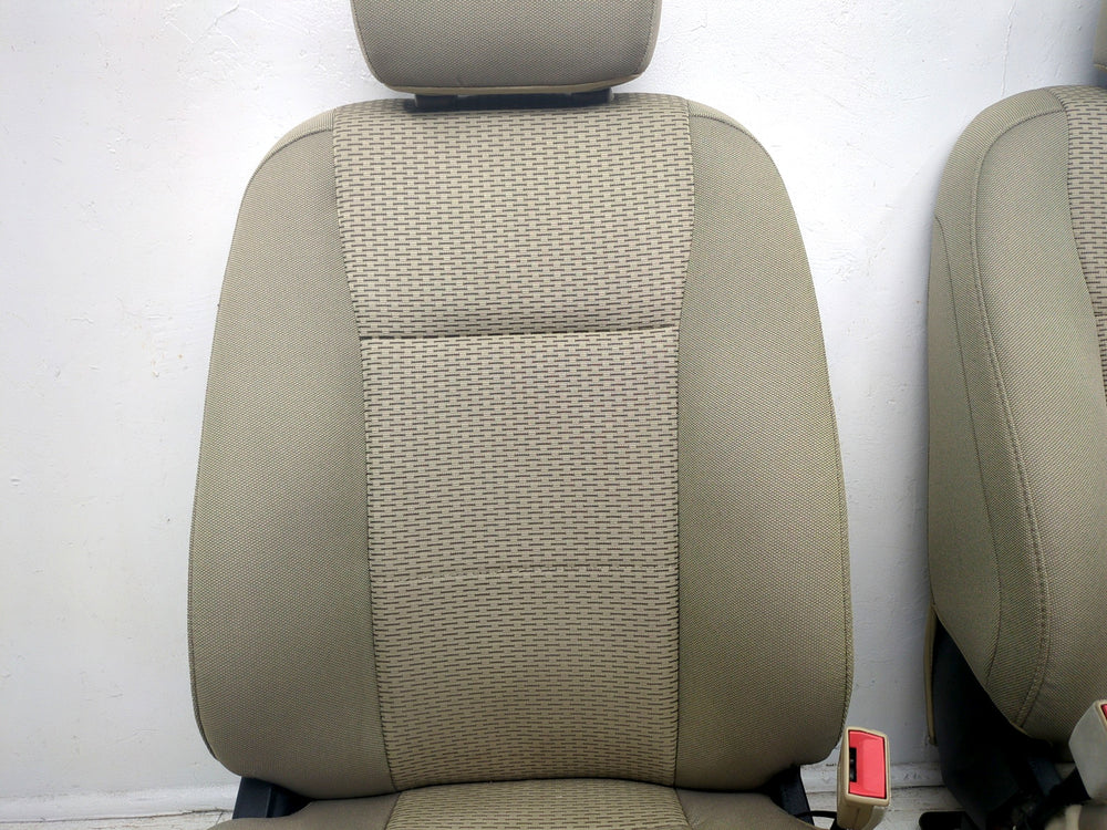 2015 - 2023 Ford F150 & Super Duty Cloth Seats, Manual, Camel Tan #1491 | Picture # 4 | OEM Seats
