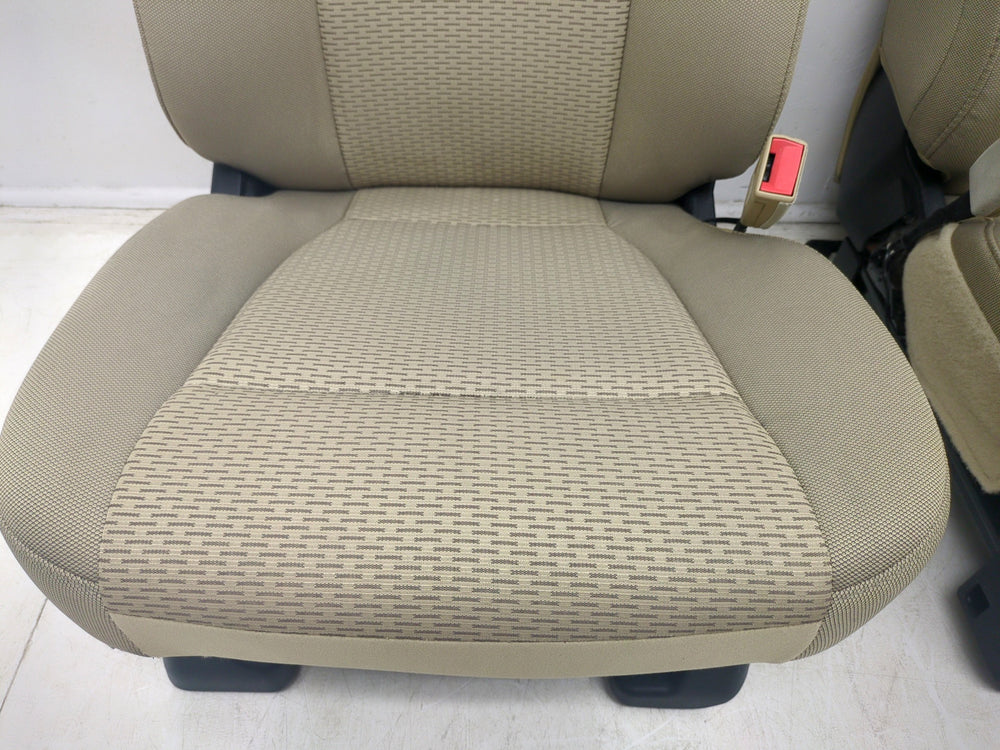 2015 - 2023 Ford F150 & Super Duty Cloth Seats, Manual, Camel Tan #1491 | Picture # 6 | OEM Seats