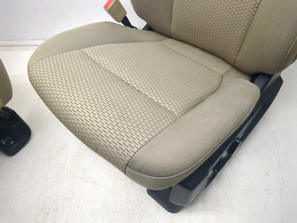 2015 - 2023 Ford F150 & Super Duty Cloth Seats, Manual, Camel Tan #1491 | Picture # 9 | OEM Seats