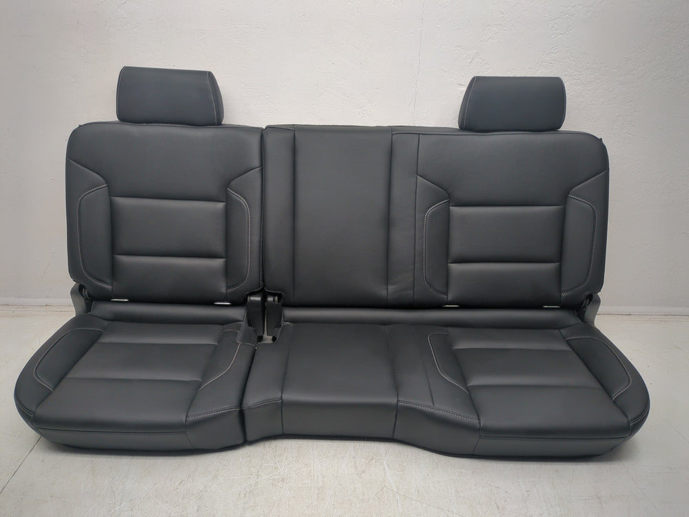 2014 - 2018 Silverado Sierra Rear Seats, Extended Cab, Black Leather #1488 | Picture # 3 | OEM Seats