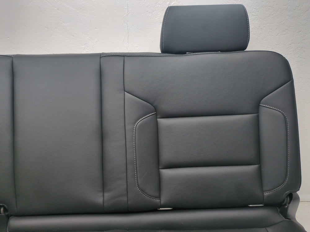 2014 - 2018 Silverado Sierra Rear Seats, Extended Cab, Black Leather #1488 | Picture # 5 | OEM Seats