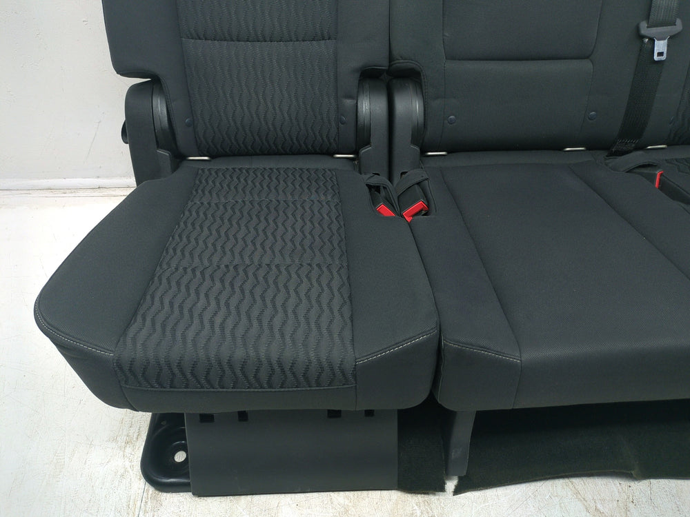 2015 - 2020 Chevy Suburban Yukon XL 2nd Row Bench Seat, Black Cloth #1485 | Picture # 6 | OEM Seats