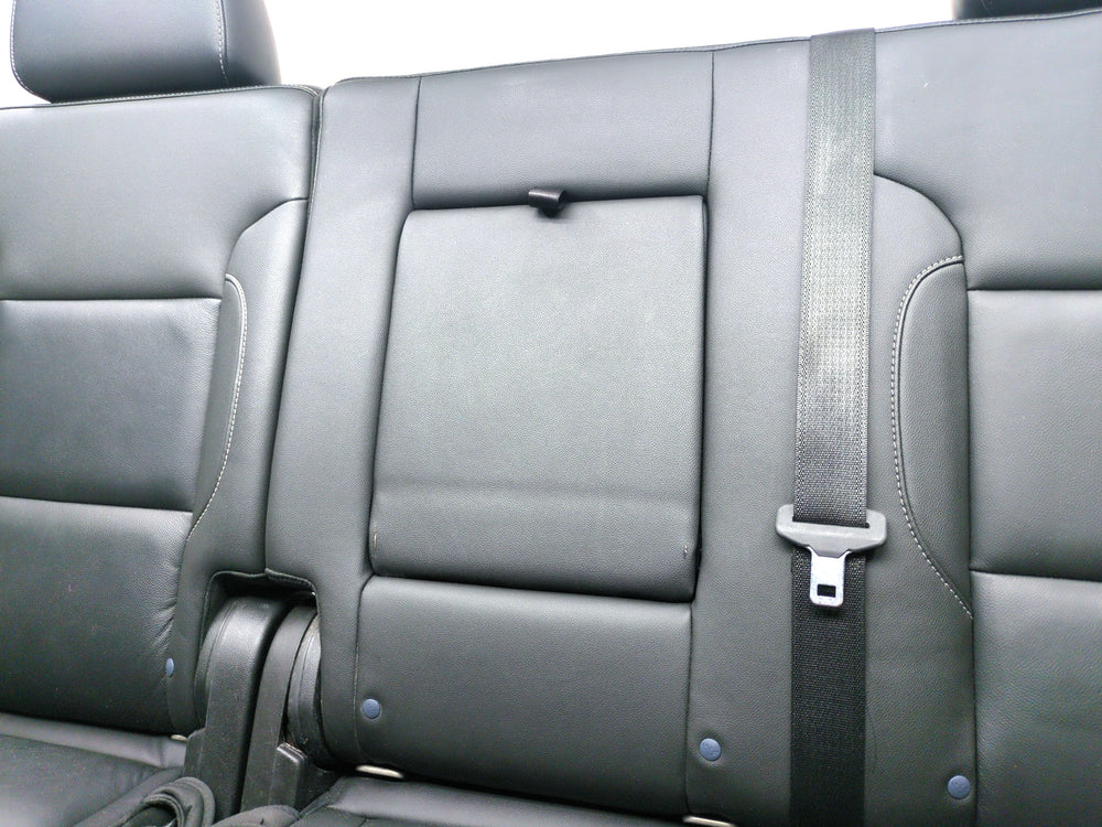 2015 - 2020 Chevy Suburban Yukon XL 2nd Row Bench Seat, Black Leather #1487 | Picture # 10 | OEM Seats