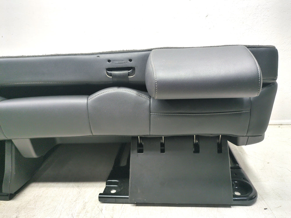 2015 - 2020 Chevy Suburban Yukon XL 2nd Row Bench Seat, Black Leather #1487 | Picture # 14 | OEM Seats