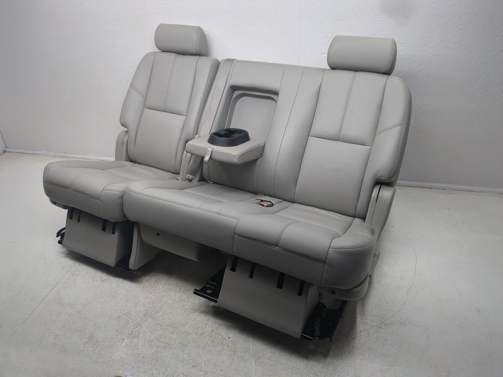 2007 - 2014 Chevy Tahoe Yukon 2nd Row Bench Seat, Titanium Gray Leather #1484 | Picture # 8 | OEM Seats