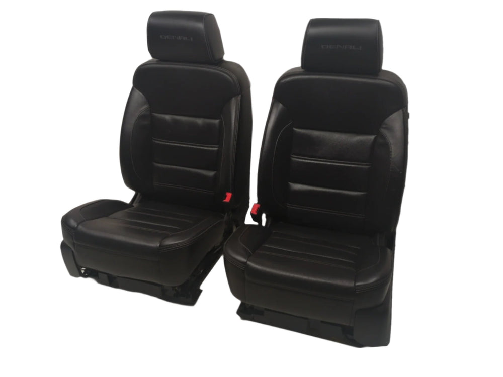 2016 - 2019 GMC Sierra Denali Front Seats, Black Leather, Heated & Cooled #1467 | Picture # 1 | OEM Seats