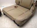 2007 - 2014 Chevy Tahoe GMC Yukon 3rd Row Seat, Tan Perforated Leather, #1580 | Picture # 28 | OEM Seats