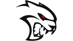 Dodge Red Eye Hellcat Seat Logo