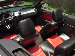 2-Tone red & black 06 Mustang Seats