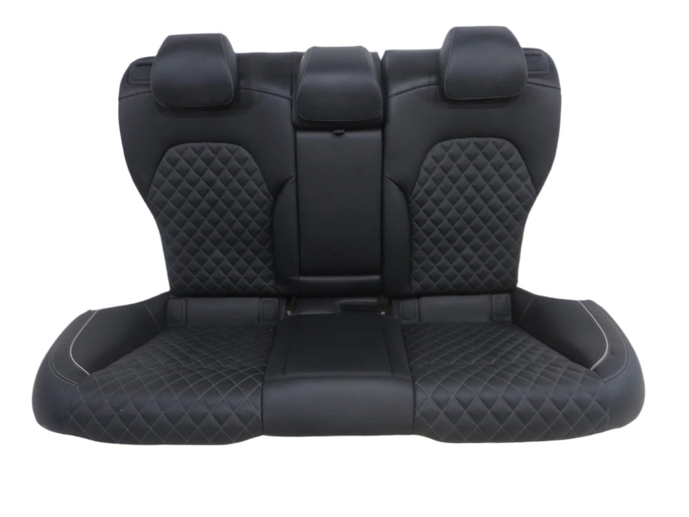 2019 - 2023 Genesis G70 Elite Rear Seats, Quilted Black Leather #559i | Picture # 1 | OEM Seats
