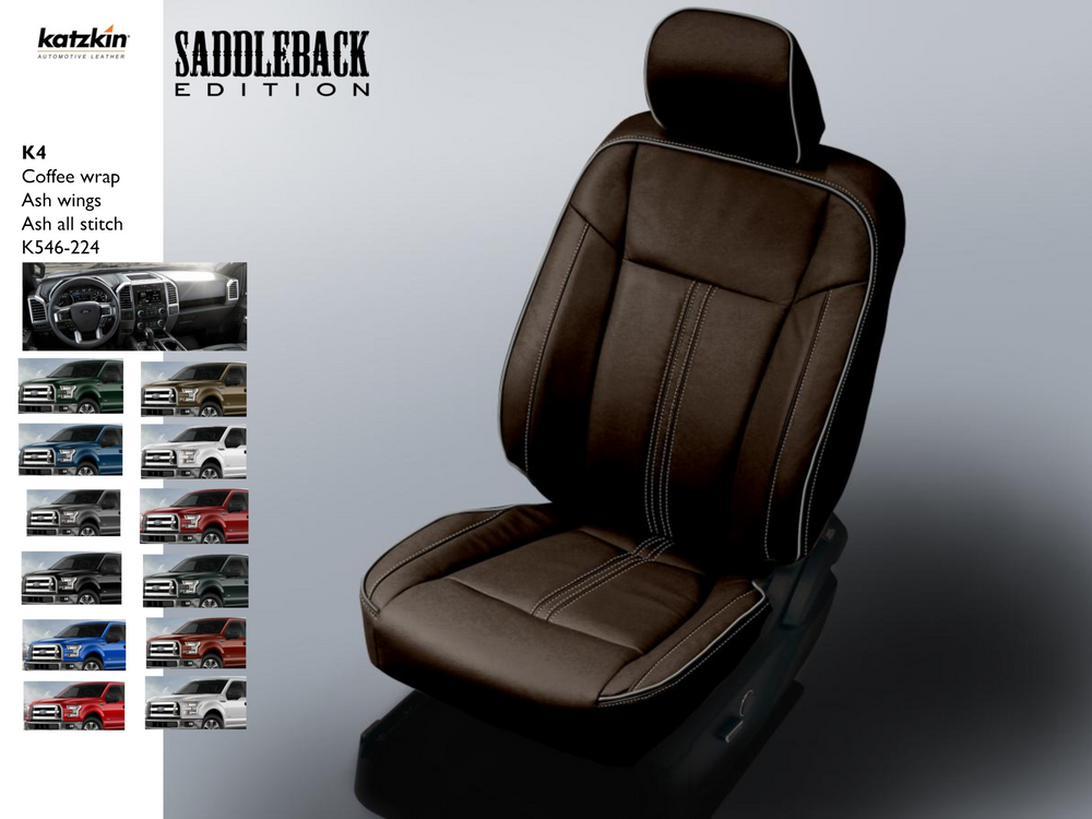 King Ranch Seats F150 & F250 Ford,  2015 - 2021 Saddleback Edition Leather | Picture # 5 | OEM Seats