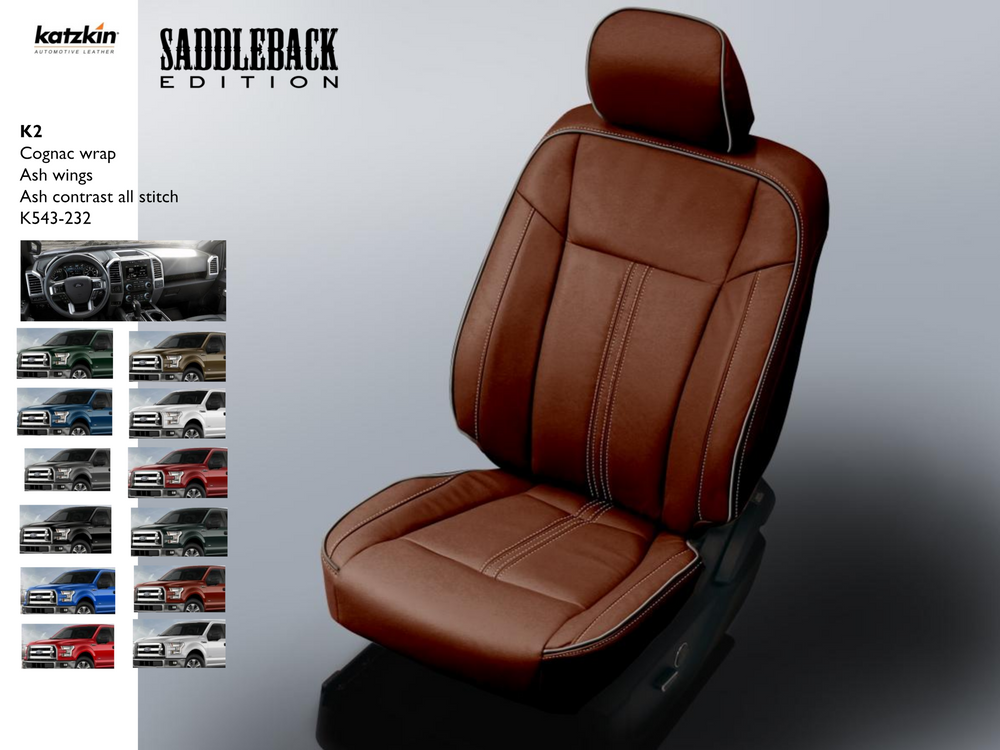 King Ranch Seats F150 & F250 Ford,  2015 - 2021 Saddleback Edition Leather | Picture # 3 | OEM Seats