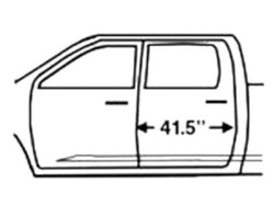 Ram Crew Cab sketched drivers side view