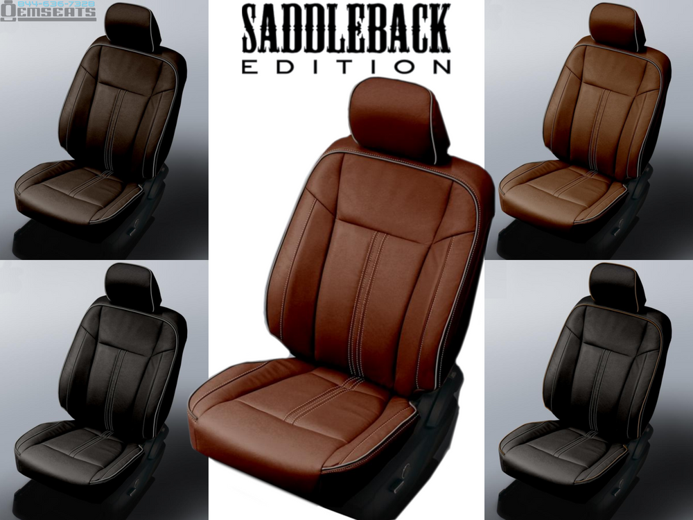 King Ranch Seats F150 & F250 Ford,  2015 - 2021 Saddleback Edition Leather | Picture # 1 | OEM Seats