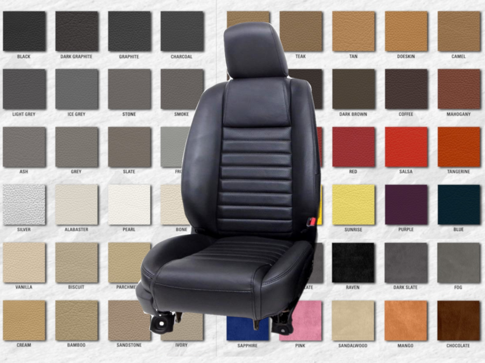 Ford Mustang Leather Seats 2005 - 2014, Custom S197, Made To Order | Picture # 1 | OEM Seats