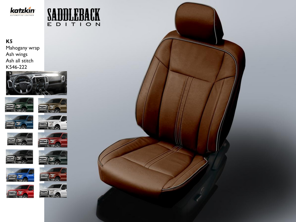 King Ranch Seats F150 & F250 Ford,  2015 - 2021 Saddleback Edition Leather | Picture # 4 | OEM Seats