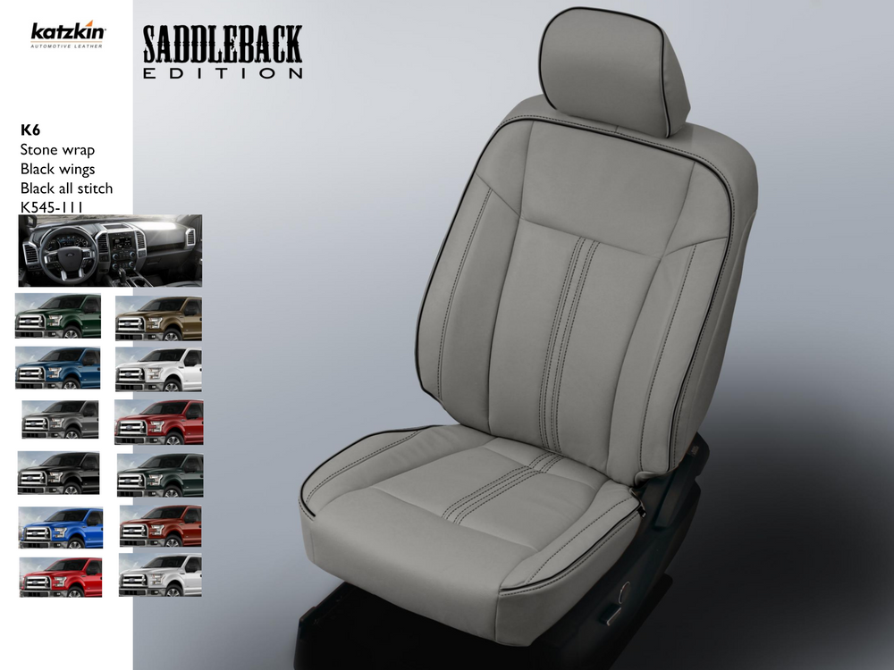 King Ranch Seats F150 & F250 Ford,  2015 - 2021 Saddleback Edition Leather | Picture # 8 | OEM Seats
