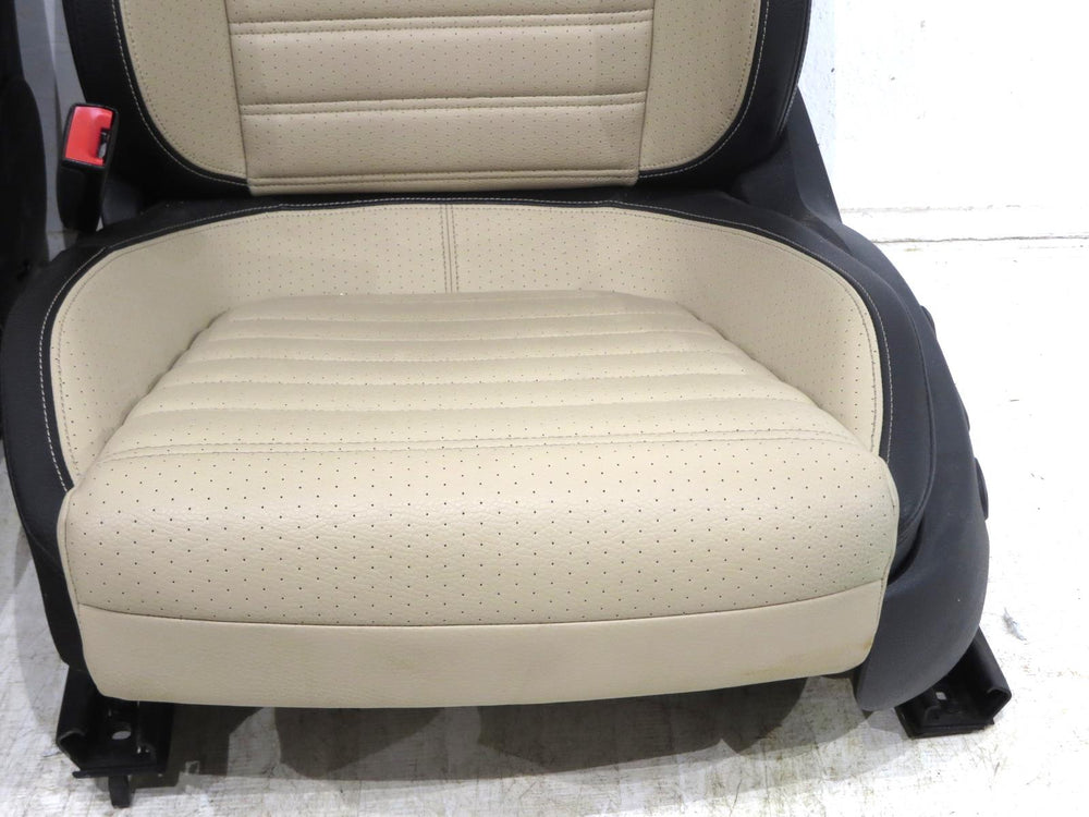 2008 - 2016 VW CC Leatherette Front Seats Beige Black #0122k | Picture # 4 | OEM Seats