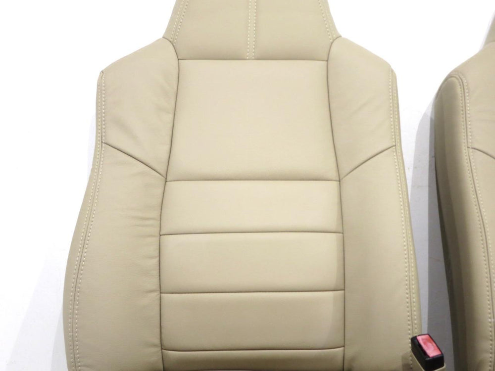 2008 - 2010 Ford Super Duty F350 F250 Seats Camel Leather Custom #0008 | Picture # 7 | OEM Seats