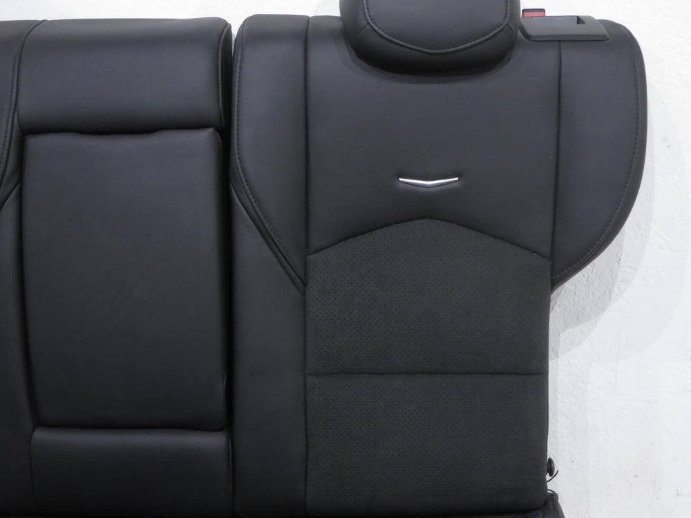 2014 - 2018 Cadillac CTS-V Sedan Rear Seats Black Leather Suede #1212 | Picture # 6 | OEM Seats