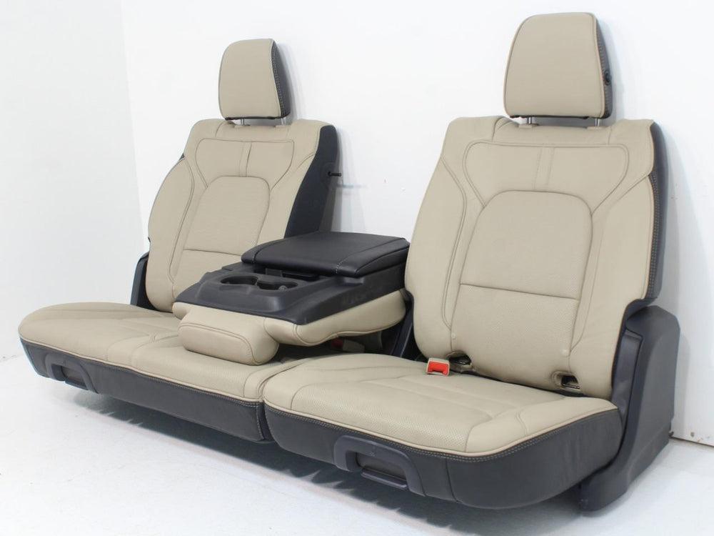 2019 - 2023 Dodge Ram Limited Seats Beige Front & Rear Leather #2532 | Picture # 18 | OEM Seats