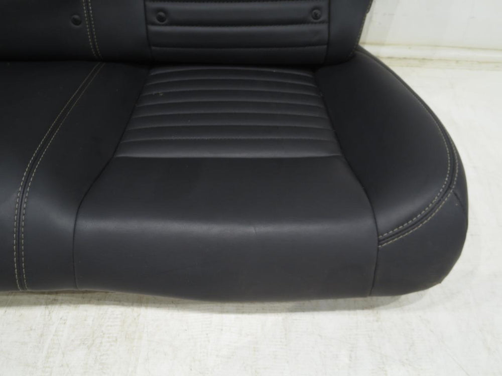 2009 - 2023 Oem Dark Slate Gray Leather Dodge Challenger Rear Seat #251i | Picture # 4 | OEM Seats