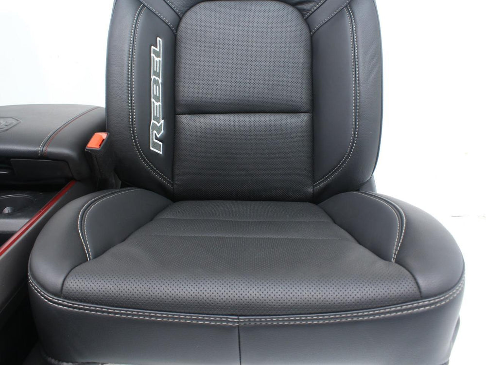 2019 - 2021 Dodge Ram Rebel Seats with Console Black Leather #6412 | Picture # 8 | OEM Seats