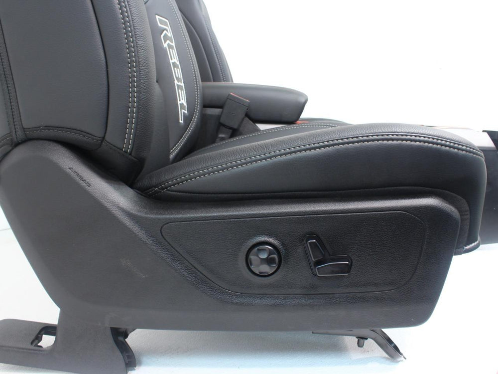 2019 - 2021 Dodge Ram Rebel Seats with Console Black Leather #6412 | Picture # 5 | OEM Seats