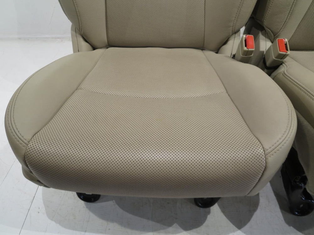 2009 - 2018 Dodge Ram 1500 2500 Laramie Tan Leather Seats Front #289i | Picture # 3 | OEM Seats
