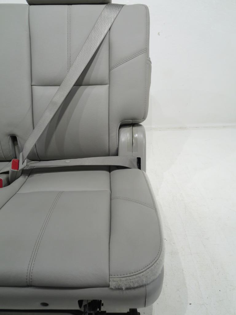 2007 - 2014 Chevy Tahoe GMC Yukon 3rd Row Seat, Driver LH, Gray Leather, #305i | Picture # 6 | OEM Seats