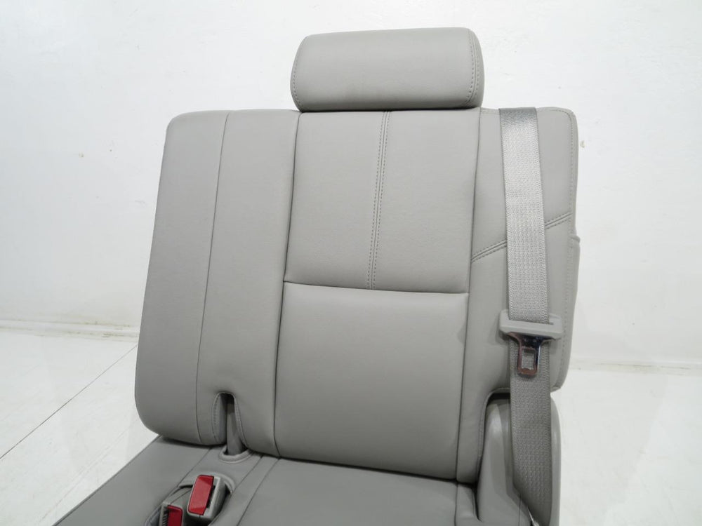 2007 - 2014 Chevy Tahoe GMC Yukon 3rd Row Seat, Driver LH, Gray Leather, #305i | Picture # 3 | OEM Seats